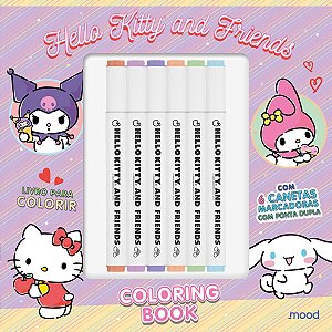 Livro Hello Kitty - Coloring Book - Livro de colorir