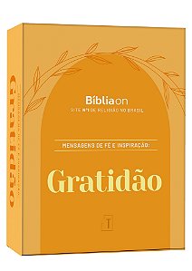 Livro Mensagens de Fé e Inspiração: Gratidão