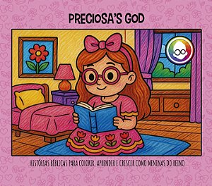 Livro Preciosas God: Histórias Bíblicas Para Colorir