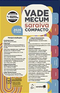 Livro Vade Mecum Saraiva Compacto - 32ª Edição 2026