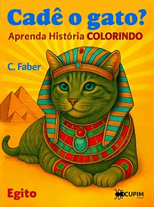Livro Cadê O Gato? Aprenda História Colorindo