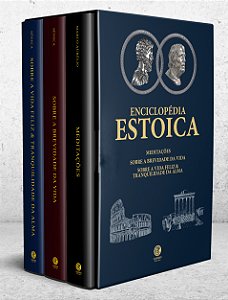 Livro Enciclopédia Estoica Edição de Luxo - Box com 3 Liv...