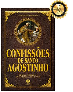 Livro Confissões de Santo Agostinho - Edição Luxo