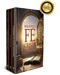 Livro Biblioteca Fé cristã - Box com 3 livros - Edição de luxo