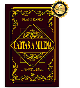 Livro Cartas a Milena - Edição de luxo almofadada