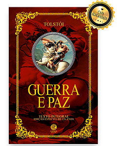 Livro Guerra e paz - Edição de luxo almofadada