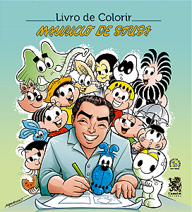 Livro Mauricio de Sousa - Livro de colorir