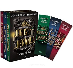 Livro Box - Jogos De Herança + Brindes (Marcadores)