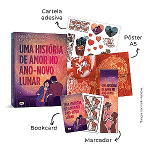 Livro Uma história de amor no ano-novo lunar + brindes