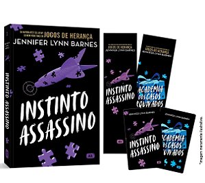 Livro Instinto assassino + Brindes