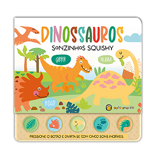 Livro Dinossauros - Sonzinhos Squishy