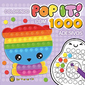Livro Colorindo Pop It - Ursinho