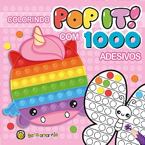 Livro Colorindo Pop It - Unicórnio