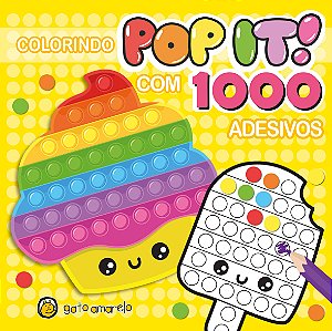 Livro Colorindo Pop It - Cupcake