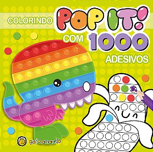 Livro Colorindo Pop It - Dinossauro
