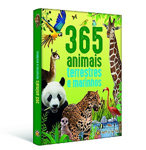 Livro 365 Animais terrestres e marinhos: 365 Animais terrestres...