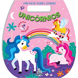 Livro Livro-Pad De Colorir E Atividades: Unicórnios