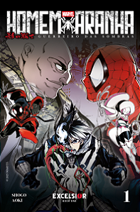 Livro Homem-Aranha: guerreiro das sombras – Mangá