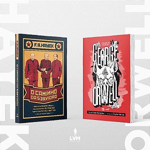 Livro Kit Hayek e Orwell
