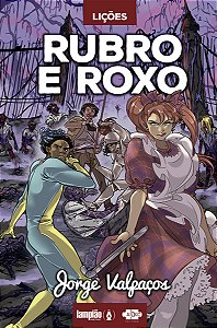 Livro Lições: rubro e roxo