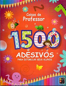 Livro 1500 Adesivos Para Estimular Os Alunos
