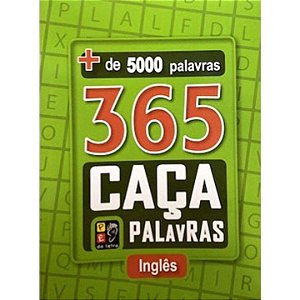 Livro 365 Caça Palavras - Inglês