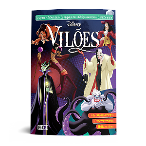 Livro Livrão Vilões Da Disney