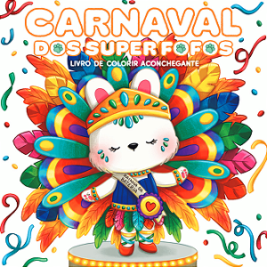 Livro Carnaval Dos Superfofos: Livro De Colorir Aconchega...