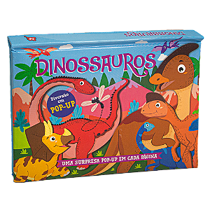 Livro Dinossauros: Uma Surpresa Pop-Up Em Cada Página