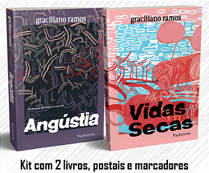 Livro Kit - Graciliano Ramos - Vidas Secas + Angústia + P...