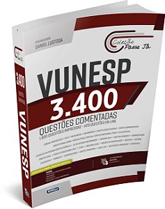 Livro Passe já – VUNESP – 3.400 questões