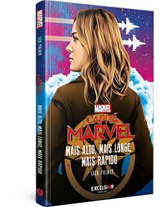 Livro Capitã Marvel: mais alto, mais longe, mais rápido
