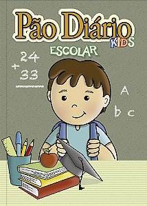 Livro Pão Diário Kids Escolar - Quadro negro