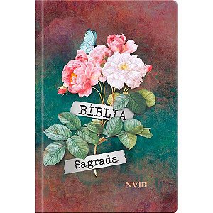 Livro Bíblia Sagrada Flores Buque - NVI