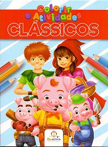 Livro Colorir E Atividades: Clássicos