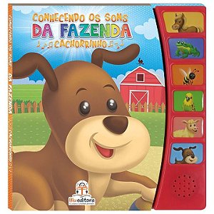 Livro Conhecendo Os Sons Da Fazenda: Cachorrinho