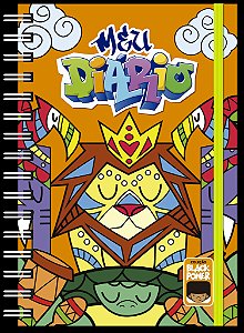 Livro Diário Black Power - Laranja