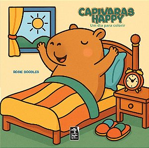Livro Capivaras Happy: Um dia para colorir