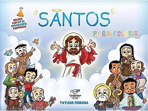 Livro Santos Para Colorir