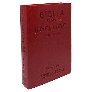 Livro Bíblia De Estudo Joyce Meyer | Nvi | Letra Média | ...