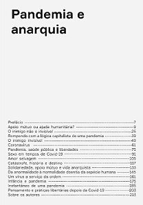 Livro Pandemia e anarquia