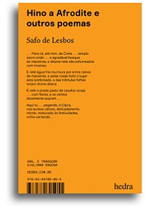 Livro Hino a Afrodite e outros poemas (Bilíngue)