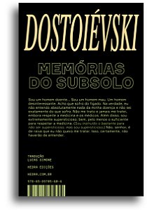 Livro Memórias Do Subsolo
