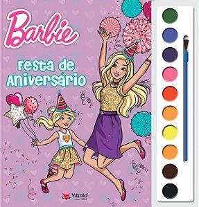 Livro Aquarela - Barbie: Festa De Aniversário
