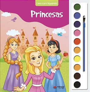Livro Aquarela - Princesas