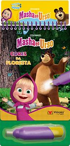 Livro Aquabook - Masha e o Urso - Cores da floresta