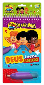 Livro AQUABOOK - 3 palavrinhas - Deus é nosso amigo