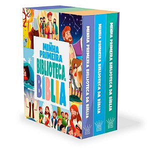Livro Box Minha Primeira Biblioteca da Bíblia - Coleção c...