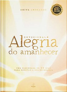 Livro Devocional alegria do amanhecer