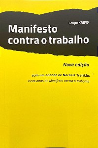 Livro Manifesto Contra O Trabalho